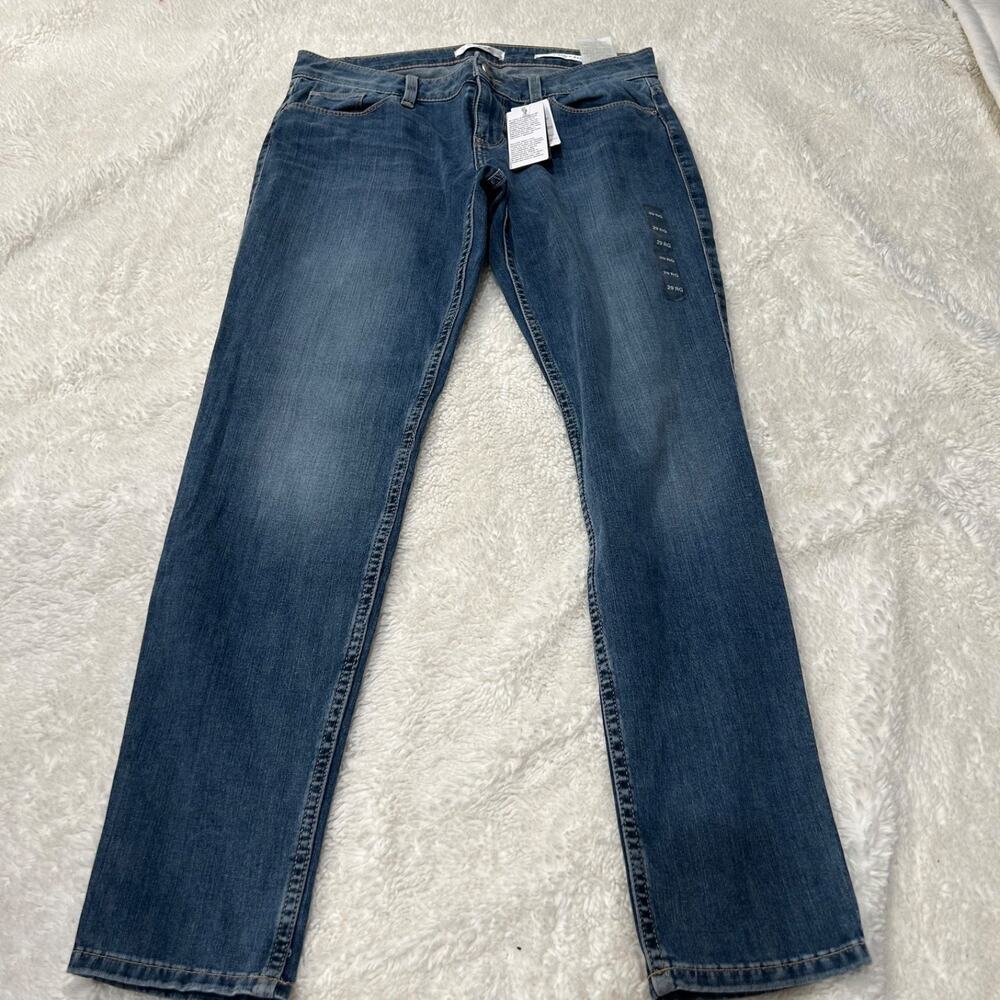 NWT Guess Power Stretch Low Rise Skinny Jeans Cotton Blue Wash Sz 29 Casual - Picture 2 of 7
